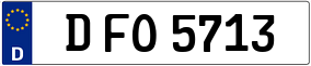 Truck License Plate